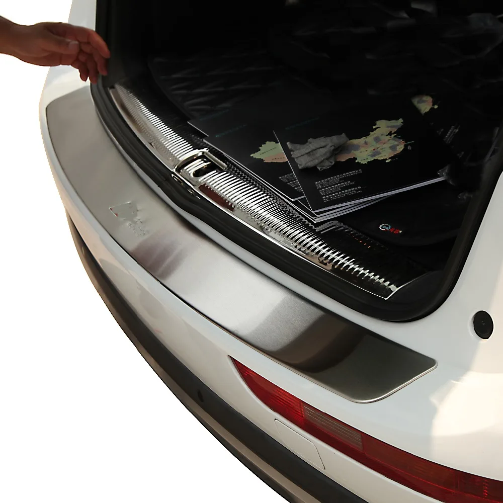 

For Audi Q5 2010 11 12 13 14 15 Stainless Rear Bumper Skid Protector Guard Plate Cover Exterior Chromium Styling Accessories 1pc