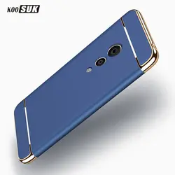 Koosuk бренд xplay6 Телефон протектор чехол для BBK VIVO XPLAY 6 задняя крышка 3 в 1 Позолоченные жесткий В виде ракушки модные цвет: черный, синий fundns