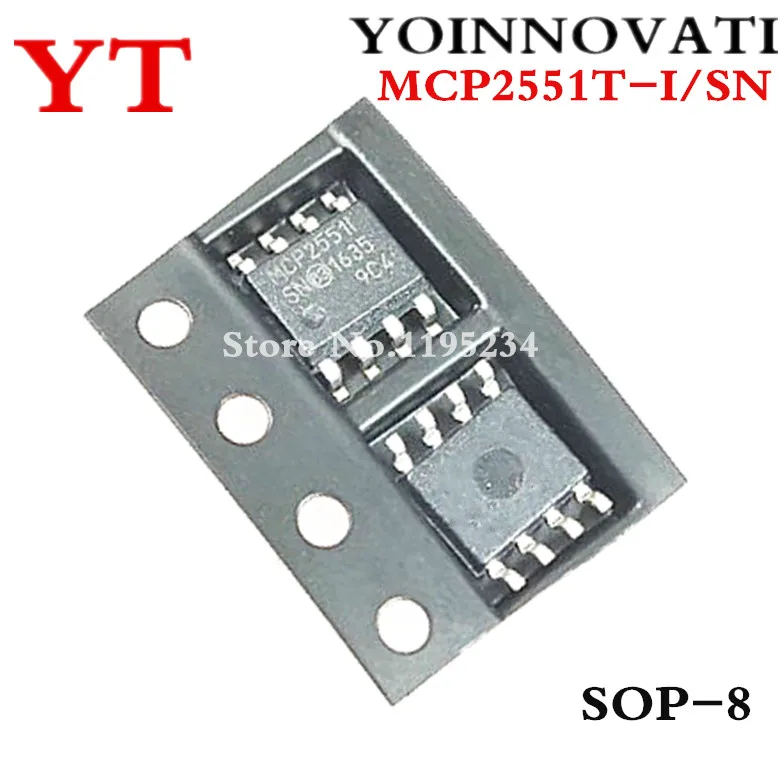 30 шт./лот MCP2551T-I/SN MCP2551T-I MCP2551T 2551 SOP8 IC лучшее качество | Электронные компоненты и