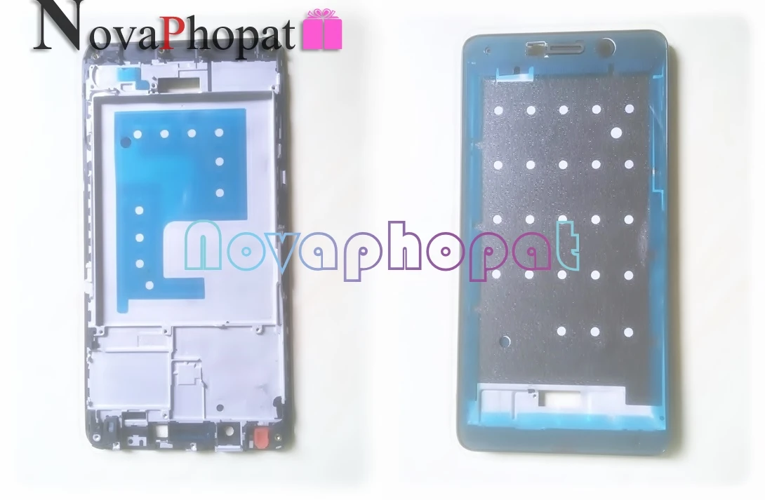 Novaphopat для Huawei GR5 2017 Honor 6X Mate 9 Lite ЖК Корпус с рамкой корпус средняя крышка замена