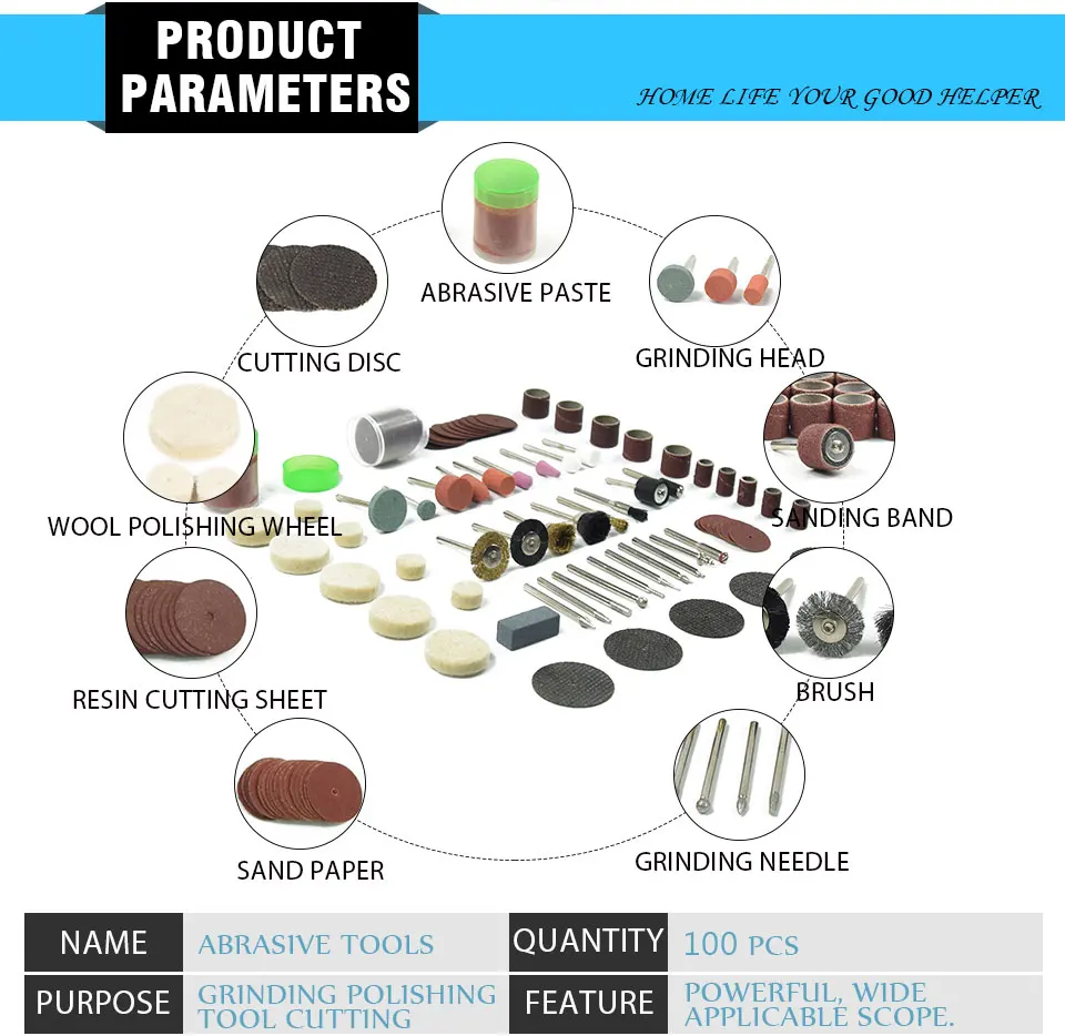 100 шт. мини-сверло подходит для Dremel Аксессуары для шлифовки полировки электроинструментов аксессуары инструменты для шлифовки полировки роторного станка