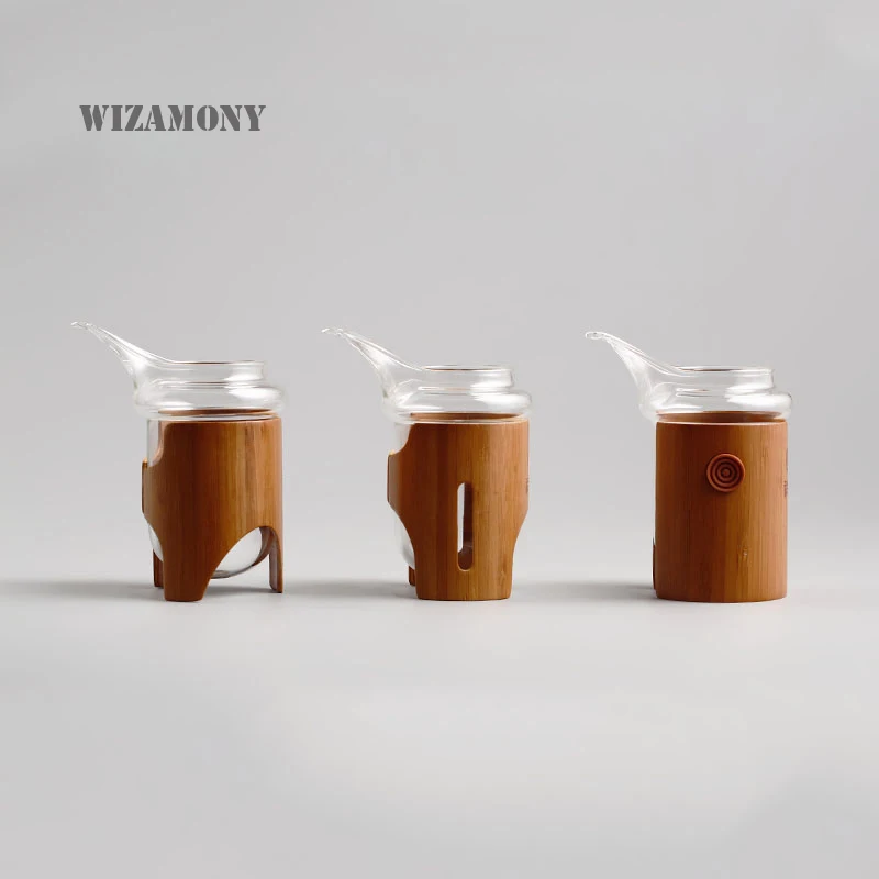 

WIZAMONY Bamboo Tea Infuser Filter Colander Strainer Hand Made Crafts Novelty Tea Tool Kung Fu Tea Accessory High Quality