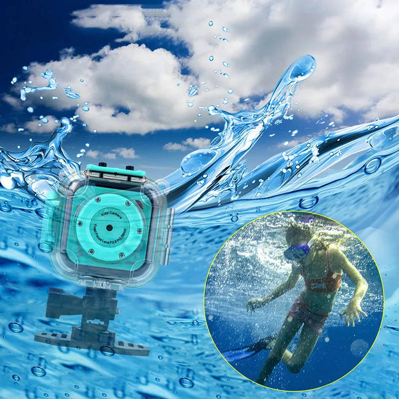 Children Kid Digital Video Camera toy juguete 20M waterproof sport action camera multiple languages precious christmas Gift P20
