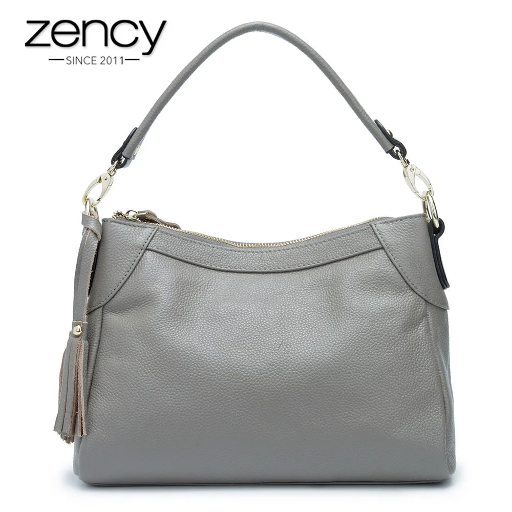

Fashion Female Shoulder Bag 100% Genuin Leather Real Cow Skin Simple Women Crossbody Messenger Bags With Beautiful Tassels