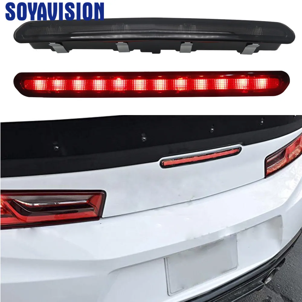 

For Camaro 2016 Up LED High Mount Stop Lamp Rear Smoked Third 3rd Brake Light