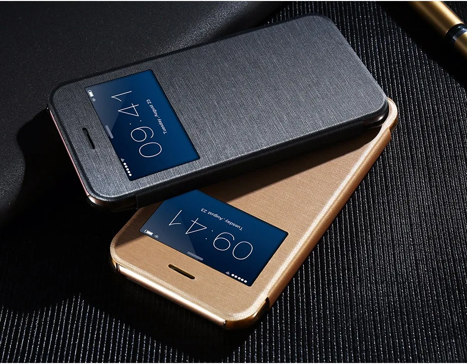 Window View Flip Leather Wallet Case For Iphone 7 7Plus 1 (3)