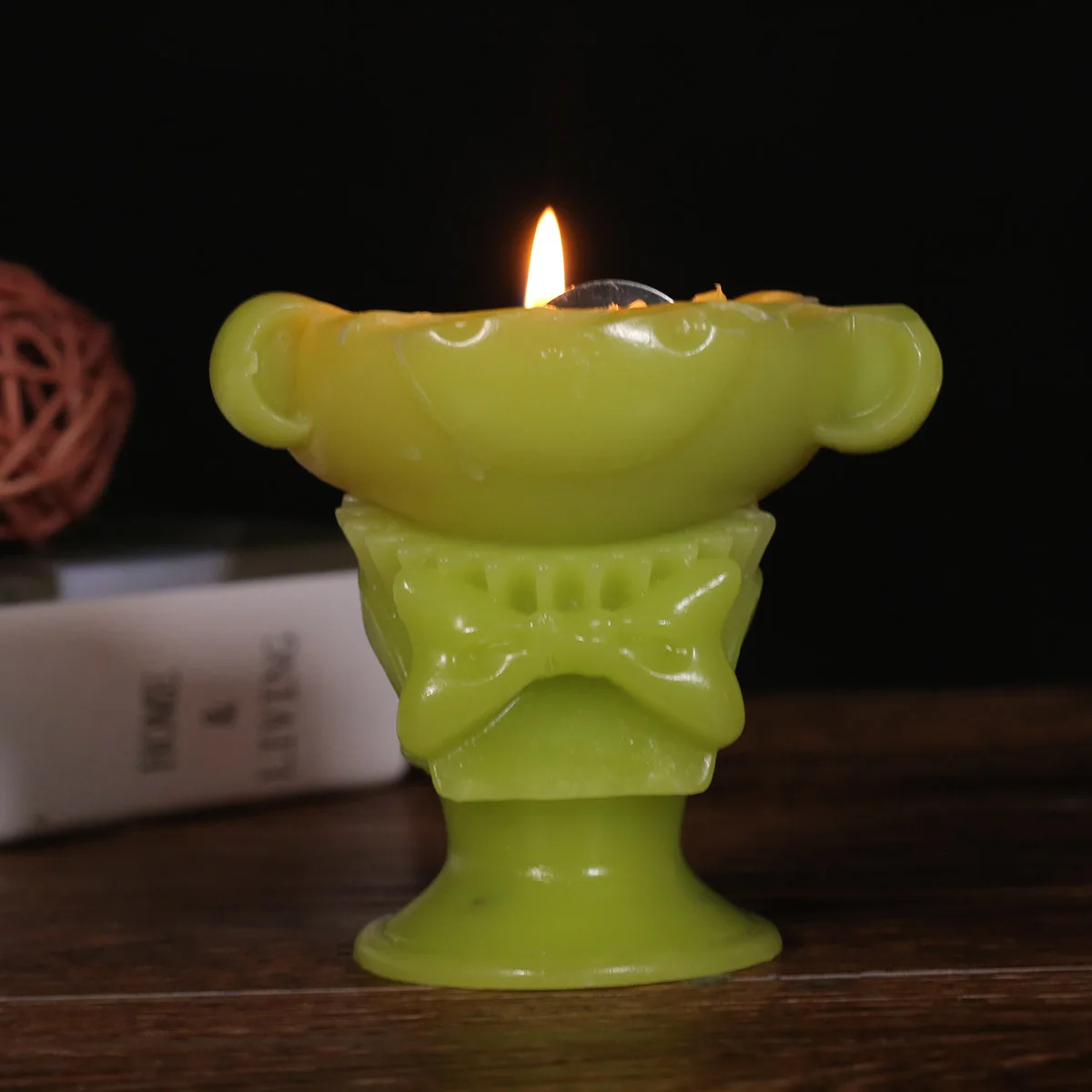 Tooarts свечи ароматические свечи зеленая обезьяна Tomfeel Скелет животного домашний декор воск натуральный фитиль из хлопка день рождения