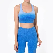 Женский спортивный комплект для занятий йогой с вырезами, бесшовный спортивный костюм для тренировок, гимнастический костюм, дышащие леггинсы для фитнеса, бюстгальтер, женская спортивная одежда