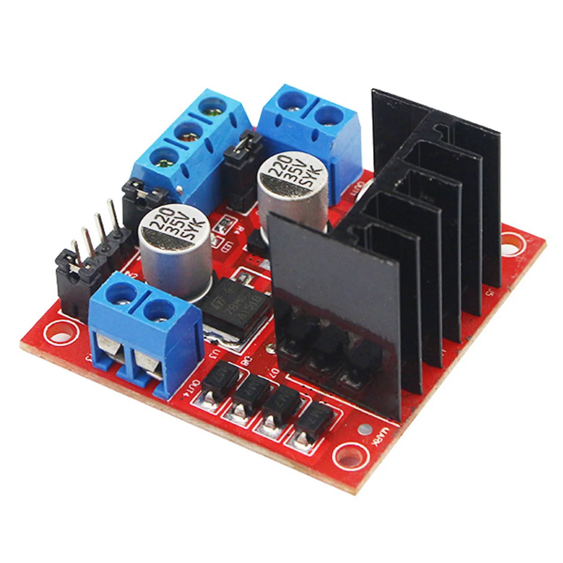 

L298N Driver Board Module L298 Stepper Motor Smart Car Robot Breadboard High Power Precision measurement