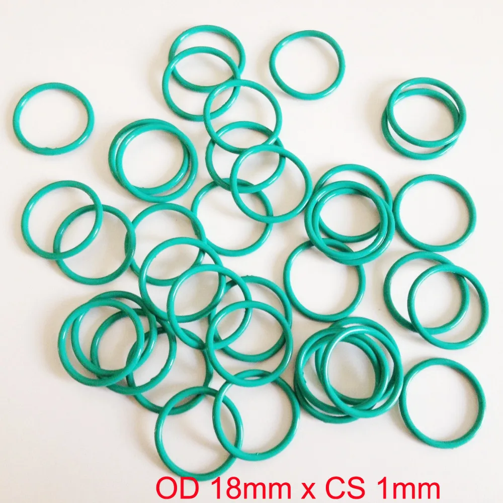 

OD 18mm x CS 1mm viton fkm o ring oring o-ring cord oil sealing rubber hardness IRHD 70