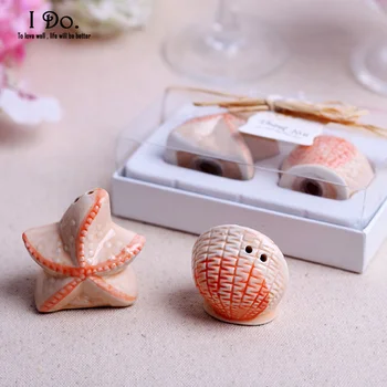 

Free Shipping Starfish Salt & Pepper Shaker Wedding Favors And Gifts For Guests Souvenirs Decoration Event & Party Supplies