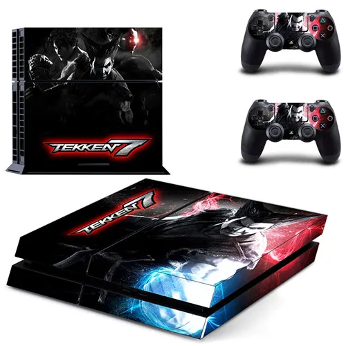 Игра Tekken 7 PS4 Кожа Наклейка виниловая для sony Playstation 4 консоль и 2 контроллера PS4 Кожа Наклейка - Цвет: GYTM0896