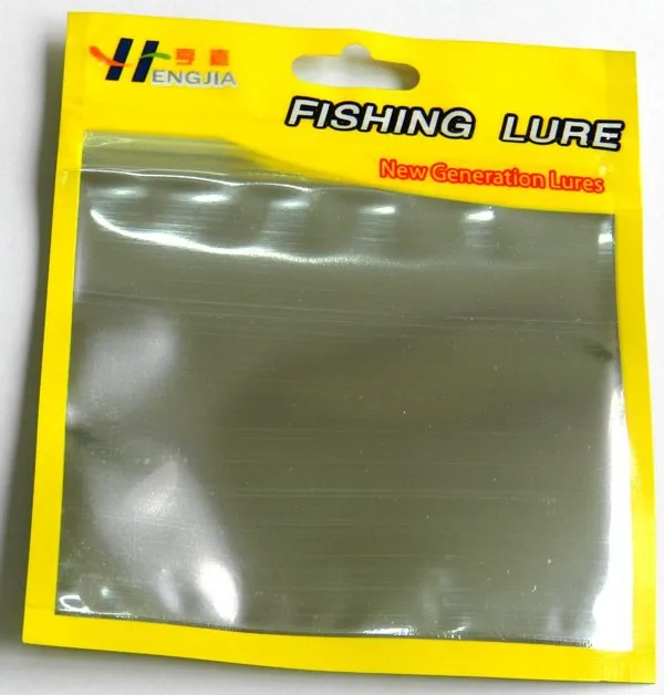 50pcs 11cm 13cm Self Seal Zipper Plastic Fishing Lures Bag Ziplock
