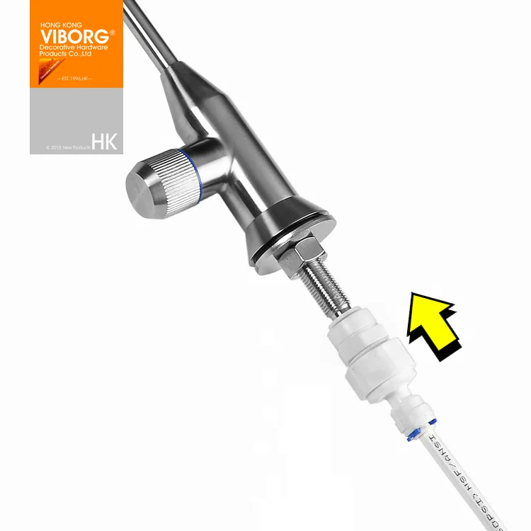 Viborg Sus304 Stainless Steel Kitchen Filtered Drinking Water Filter Tap Faucet Purifier Filtration Reverse Osmosis Systems Tap