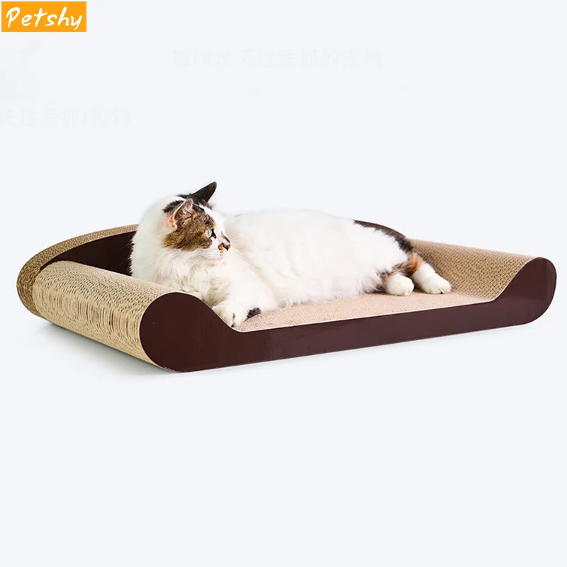 Petshy Роскошные кошка царапин доска Pad удобные котенка диван кровать кошки забота о