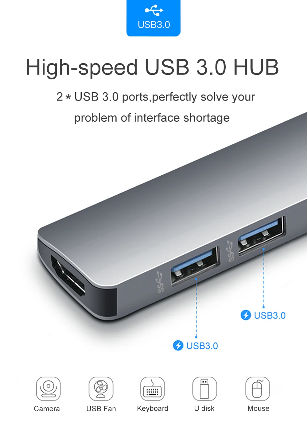 USB C концентратор USB-C к HDMI Micro SD/TF кардридер USB-C адаптер питания для MacBook samsung S9/S8 huawei P20 Pro type C USB 3,0 концентратор