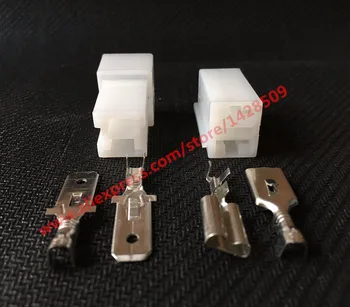 

20 Sets Electric Vehicle Connector 2 Pin Female And Male Harness Connector For Fog Lamp Light