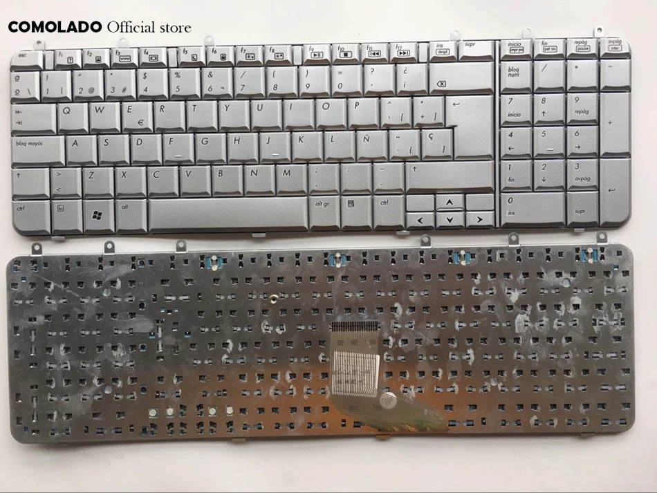 SP Spanish keyboard for HP Pavilion dv7 dv7-1000 SP layout SILVE colour Laptop keyboard SP ayout