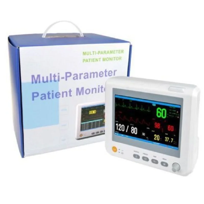 8 дюймов монитор состояния пациента с ЭКГ NIBP SPO2 температуры и ETCO2/CO2 ICU CCU больницы скорой помощи семья жизненных знаков мониторинга - Цвет: Veterinary Use