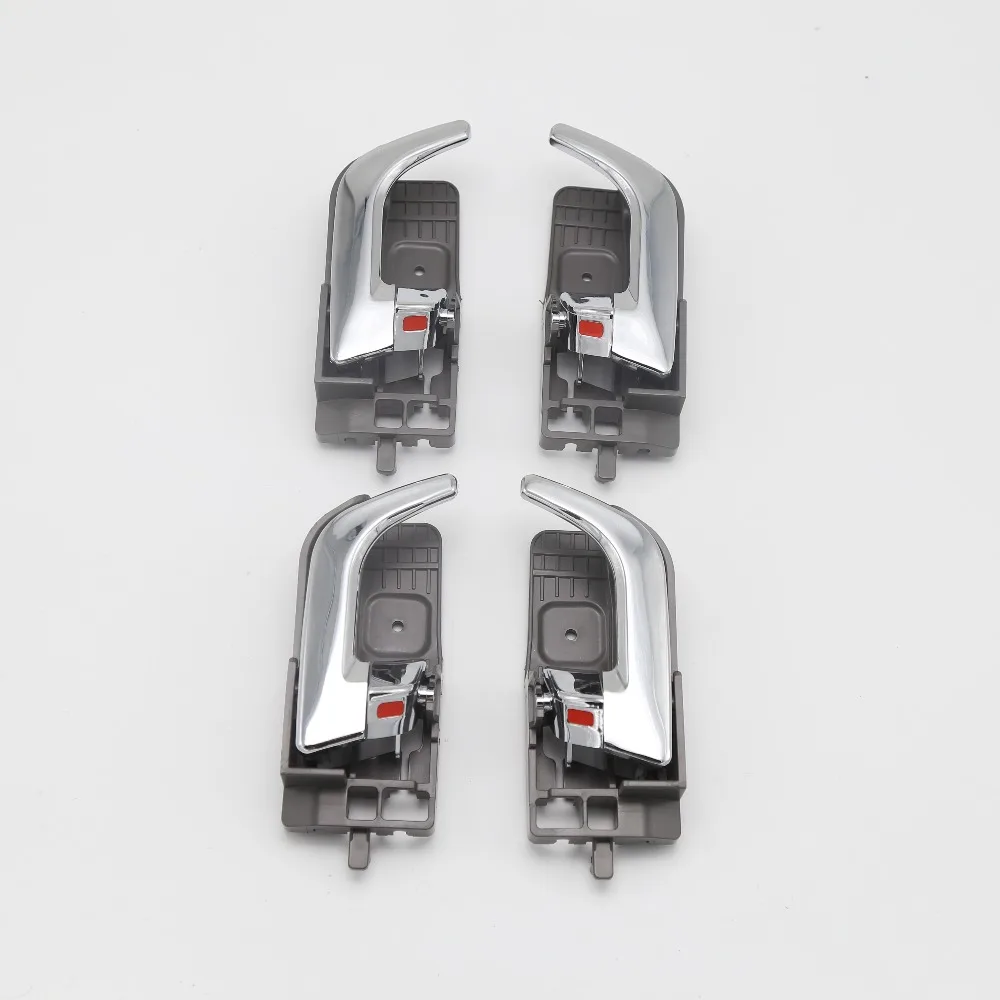 DHKA 내부 인테리어 4PCS GEELY EC7 크롬 금속 유형용 도어 핸들 세트 1개