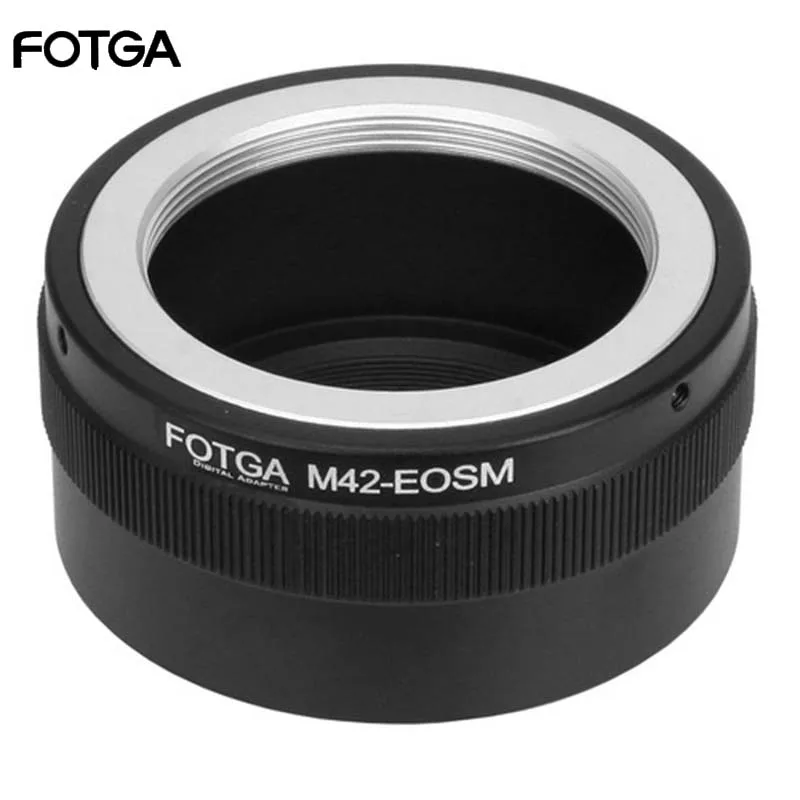Кольцо адаптера объектива FOTGA M42 для Canon EOSM M2 M3 EF M беззеркальная камера|lens adapter