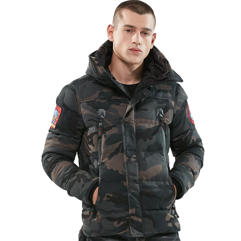 ホット販売 パーカー男性の冬のジャケット綿chaquetas Hombreパーカーメンズカジュアルアウターメンズジャケットとコート Parkas Aliexpress