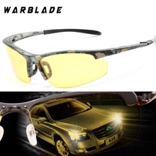 WarBLade новые солнечные очки ночного видения Модные мужские HD поляризованные очки для вождения Rimeless желтые линзы очки Gafas 1041