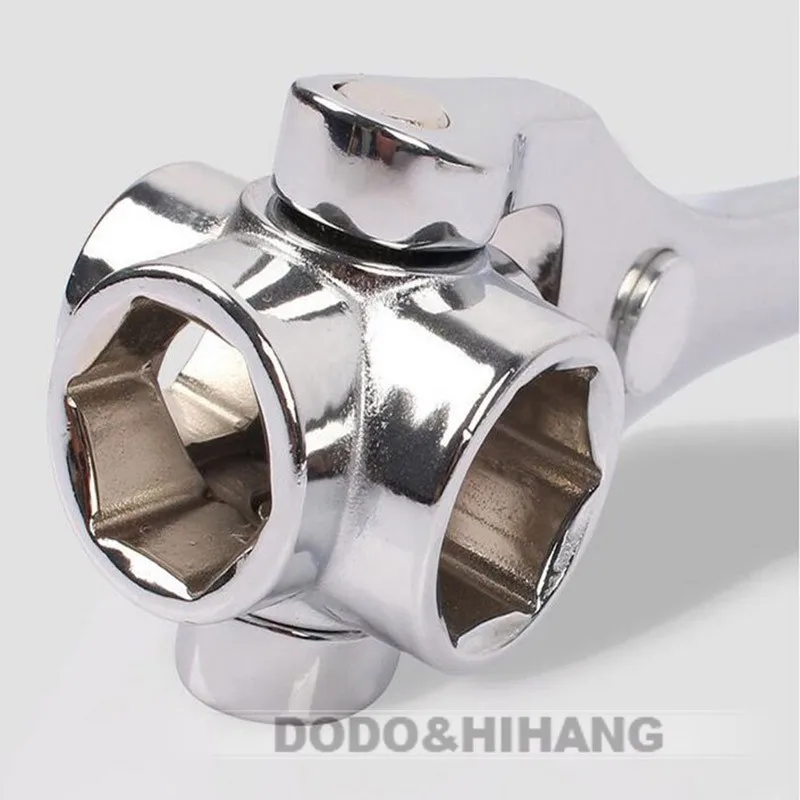 8 in1 univsersal head wrench a set of keys hexagons set socket flexible spanner wrench chrome vanadium hand tool (3) 