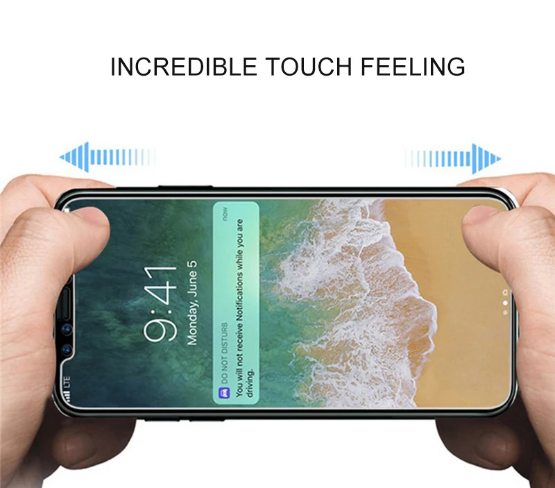 Оригинальная Премиум Защитная пленка GXE для iPhone X 10 ЖК экран с защитой от царапин