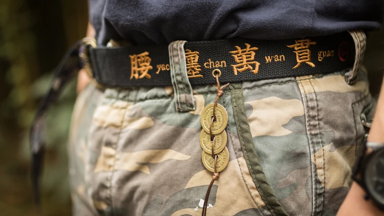 Модный холщовый пояс Харадзюку с вышивкой в виде китайских букв и двойным кольцом, женские и мужские ремни
