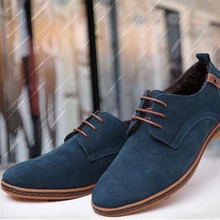 2016 New Fashion Men’s Winter Suede Shoes Casual Shoes Oxford Leather Tendon End 38-48 Size
