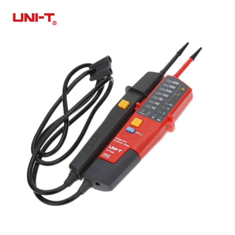 

UNI-T UT18C/A/B/D Auto Range Digital Voltage Meter Continuity Tester LCD/LED Indication Date Hold RCD Testing Voltmeter Detector
