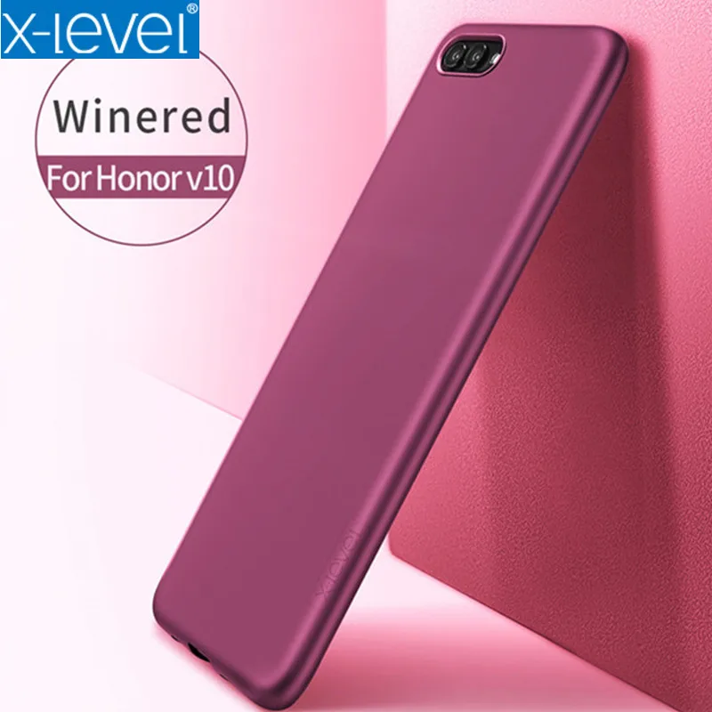 Чехол для Huawei Honor V10 V 10 X-Level Guardian мягкий матовый чехол из ТПУ телефона Utral тонкая