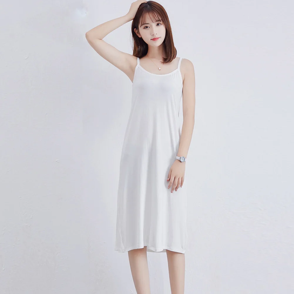 2018 summer Women's loose long vestidos Femme Black Underskirt Ladies Sexy sleeveless Ladies Underdress Female Lingerier Slip 2018 summer Women's loose long vestidos Femme Black Underskirt Ladies Sexy sleeveless Ladies Underdress Female Lingerier Slip