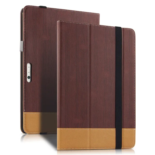 

Fashion Splice Colorful Book Stand Flip PU Leather Cover Case For Microsoft Surface Pro 4 / Pro 5 / Pro 6 12.3" Tablet laptop