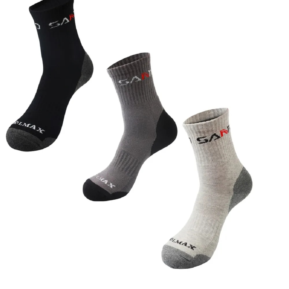 3 пар/лот мужские велосипедные хлопковые носки Открытый Велоспорт носки Защита ног дышащие быстросохнущие походные носки
