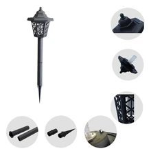 Солнечный светодиодный лампы против насекомых двойной тип садовый двор электронный комарный убийца наружного освещения