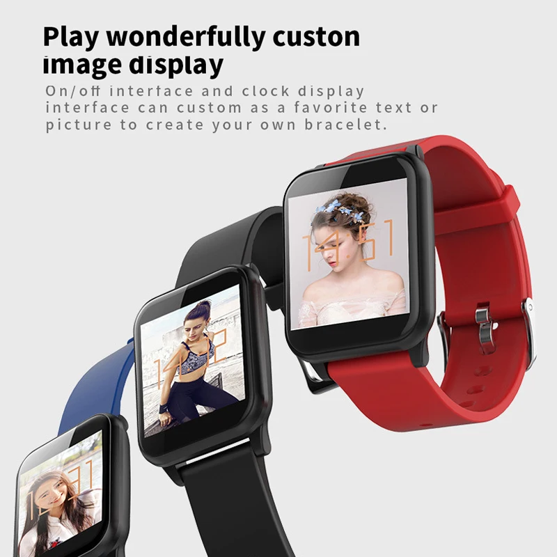 Eagwood Bluetooth Smartwatch цветной экран Спортивный Шагомер монитор сердечного ритма сна