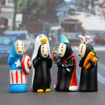 

Car Ornament Cosplay For Faceless Male Home Furnishing Lovely Decoration Automotive Dashboard Toys Cute Car Accessories Gift