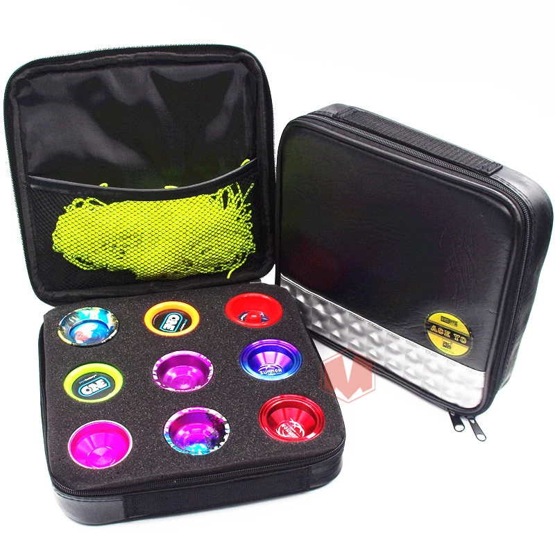 New Arrive ACE YO Leather YOYO Bag 9 Holes Yo yo admission package
