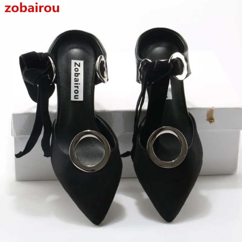 ribbon tie pumps