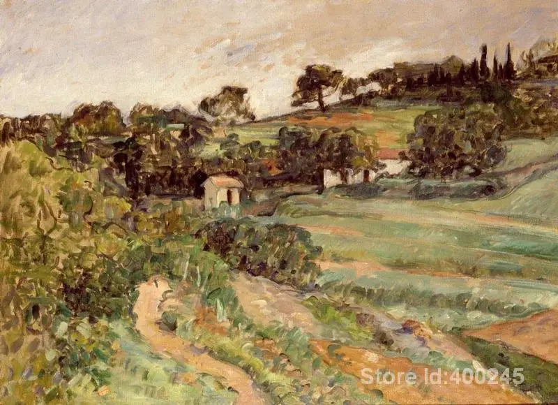 artwork of Paul Cezanne Landscape in Provence by Bathers by Paul Cezanne art reproduction paintings handmade High Quality artwork of Paul Cezanne Landscape in Provence by Bathers by Paul Cezanne art reproduction paintings handmade High Quality