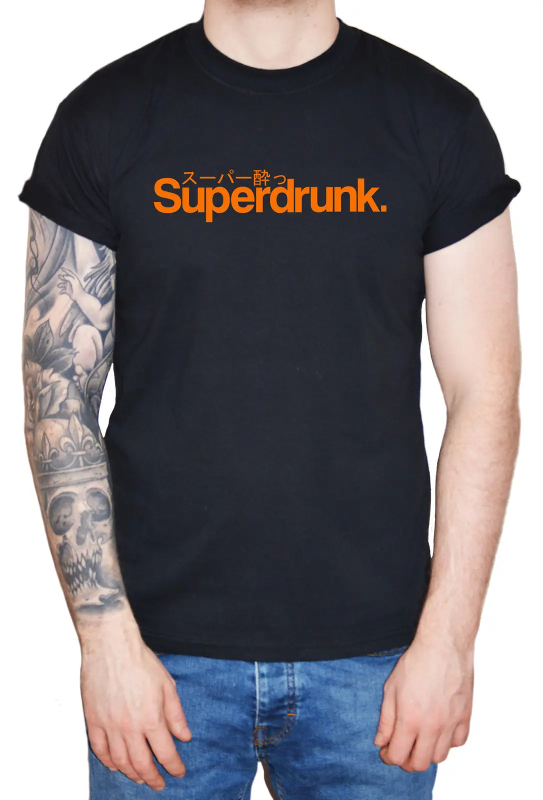 Homme Футболка &quotsuperdrunk&quot Юмористические брам Гарс vacances Superdry | Мужская одежда