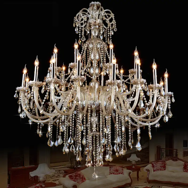 gran araña para la sala de estar candelabros grandes techo de arañas de