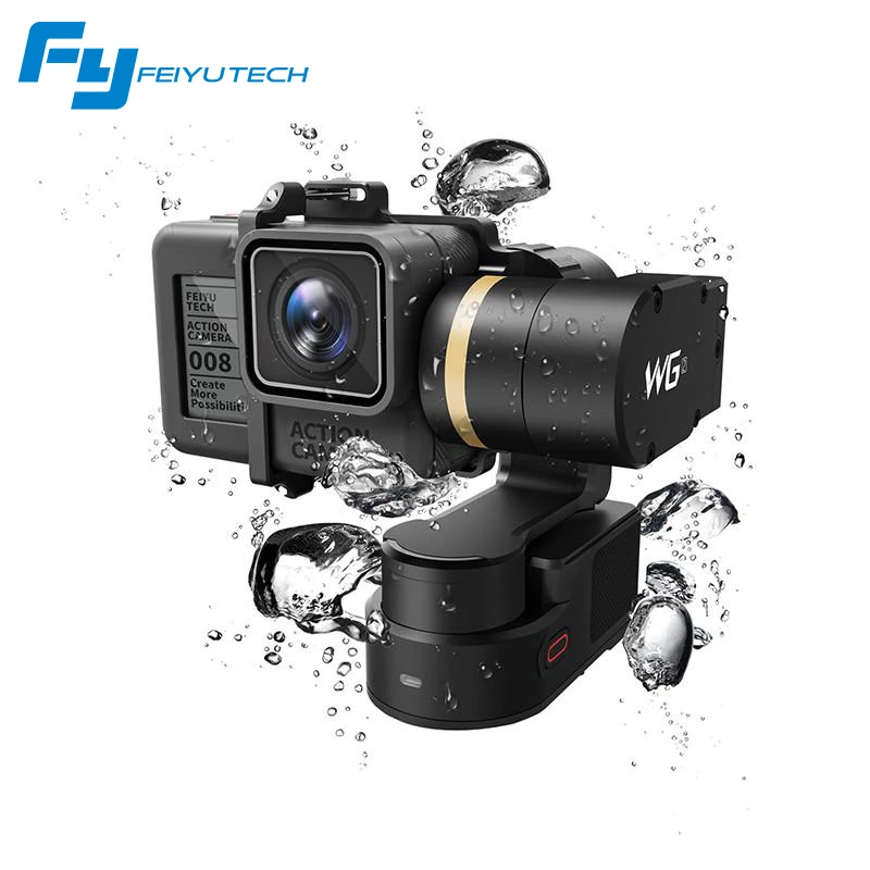 

FeiyuTech Newest WG2 Wearable 3-axis Waterproof Gimbal Stabilizer for Gopro 4/5/session YI 4K/SJCAM/AEE Action Camera Hot