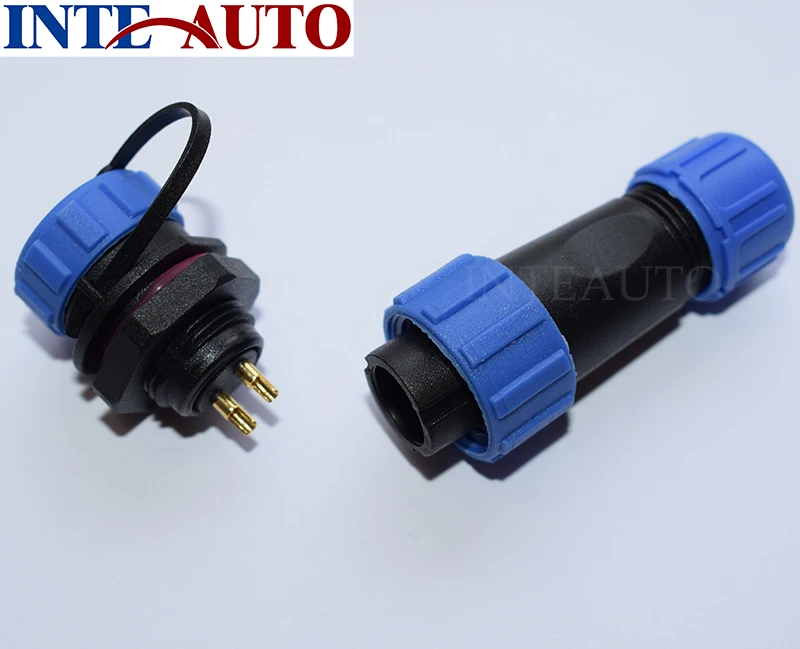 

WEIPU SP17 IP68 Waterproof Dustproof Circular Multipole Plug Socket Connector, 2 Pin cable wire connector