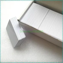 86x54x0.76 brillant jet d'encre imprimable PVC carte d'identité pour Epson T50 R290 R230 L800 pour Canon IP4810 imprimante blanc carte PVC vierge(China)