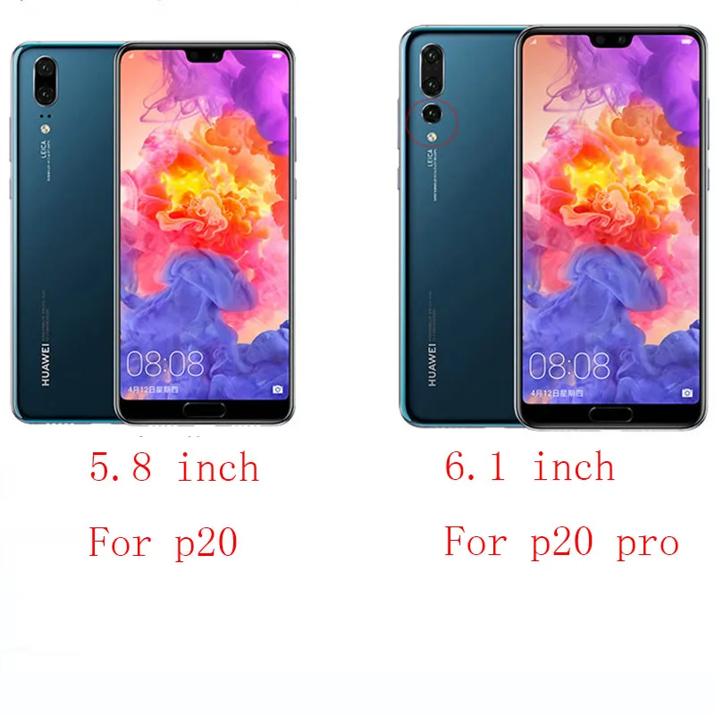 Yuetuo роскошный зеркальный чехол из твердого стекла для huawei p20 pro lite p20pro p 20 plus nova 3e силиконовый чехол для телефона