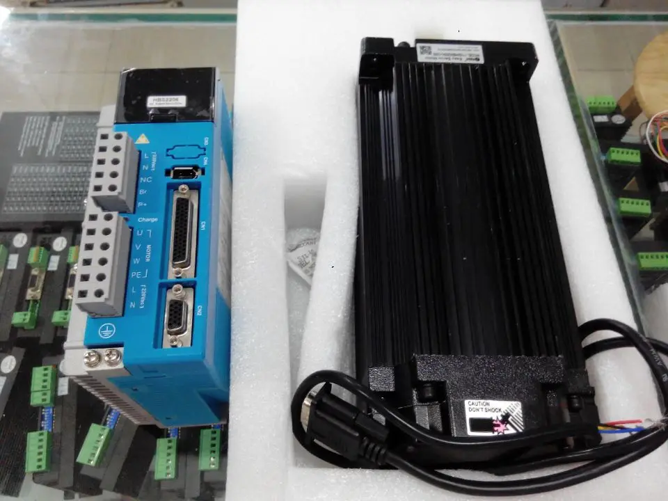 Комплект привода шагового двигателя Nema34 8 нм 1143 унции (HBS2206S + 863HBM80H 1000) гибридный