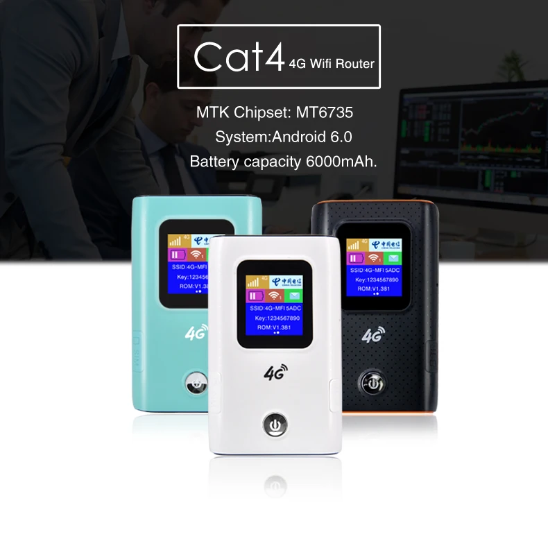 

KuWFi 4G LTE Wireless Wifi Router 5200m Power Bank With Sim Card Slot Up to 10 User Support more frequency B7 B8 B5 For Travel